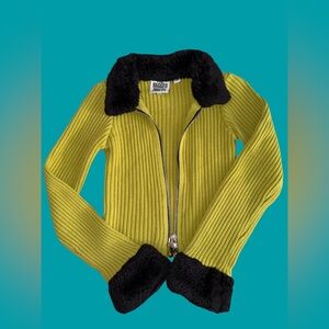 Ragged Priest - pennylane style knit zipper sweater